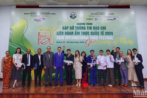 Liên hoan Ẩm thực quốc tế 2024 sẽ giới thiệu món ăn đặc sắc từ 60 quốc gia