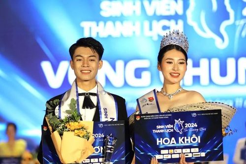 Nữ sinh Học viện Phụ nữ Việt Nam trở thành Hoa khôi sinh viên thanh lịch 2024