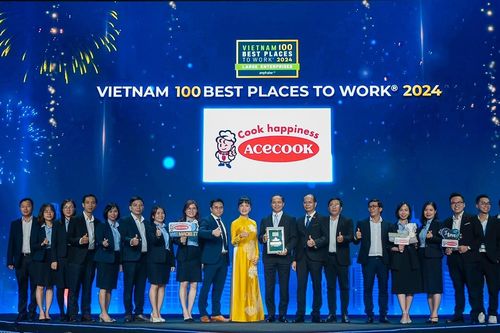 Acecook Việt Nam vào top 10 'Nơi làm việc tốt nhất Việt Nam'