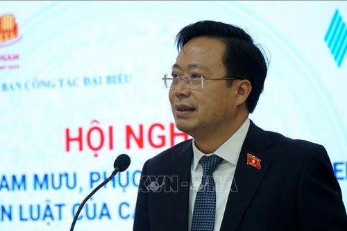 Tập huấn công tác tham mưu, phục vụ xây dựng dự án luật
