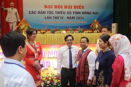 Nhiều hoạt động diễn ra trong ngày làm việc đầu tiên của Đại hội đại biểu các dân tộc thiểu số tỉnh lần thứ IV-2024