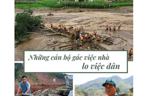 Những cán bộ gác việc nhà lo việc dân
