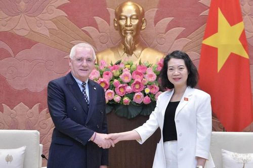 Phó Chủ nhiệm Ủy ban Tư pháp Mai Thị Phương Hoa tiếp Đại sứ Argentina