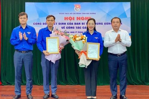 Hải Dương có tân Bí thư, Phó Bí thư Tỉnh đoàn