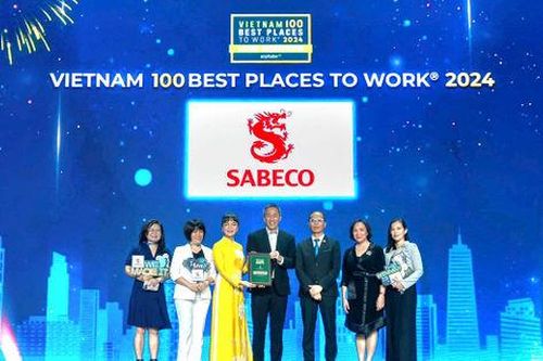 SABECO được vinh danh trong Top 100 nơi làm việc tốt nhất Việt Nam năm 2024