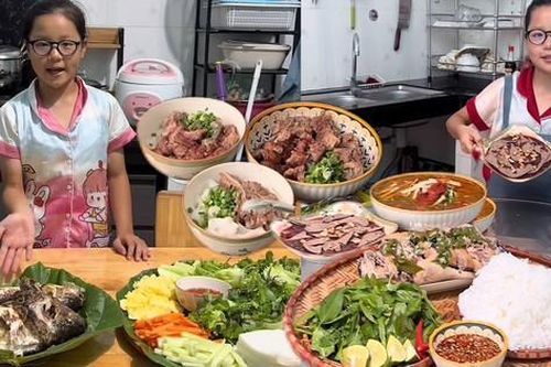 Cô bé 11 tuổi nấu ăn cho cả gia đình khiến hội chị em 'muối mặt' với tài năng này