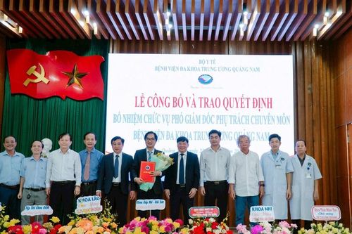 Bệnh viện Đa khoa Trung ương Quảng Nam có tân Phó Giám đốc