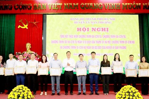 Huyện Đan Phượng: 100% xã hoàn thành xây dựng nông thôn mới nâng cao, kiểu mẫu