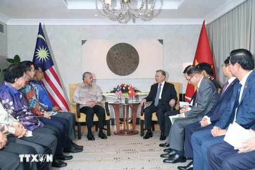 Tổng Bí thư Tô Lâm tiếp Phó Thủ tướng, Bộ trưởng Phát triển Nông thôn Malaysia, Chủ tịch Đảng UMNO