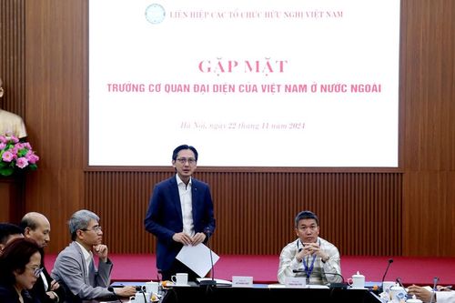 Liên hiệp các tổ chức hữu nghị Việt Nam làm việc với Đoàn Trưởng cơ quan đại diện Việt Nam ở nước ngoài
