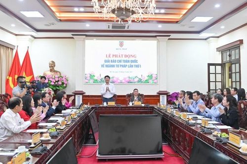 Thành lập Ban Tổ chức Giải báo chí toàn quốc về ngành Tư pháp lần thứ nhất