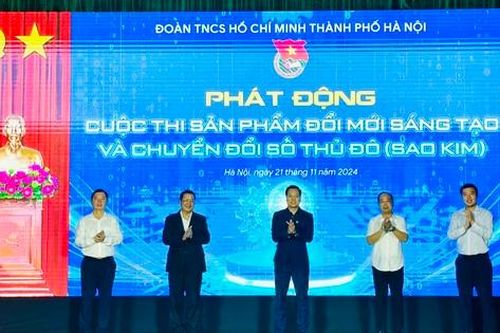 Thành Đoàn Hà Nội phát động cuộc thi sản phẩm đổi mới sáng tạo và chuyển đổi số