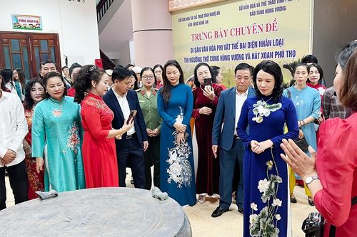 Phú Thọ - Nghệ An triển lãm trống đồng Hy Cương kết nối miền di sản