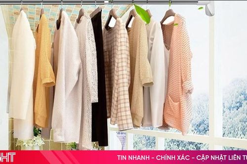 Mách bạn cách chăm sóc quần áo ướt ẩm, lâu khô ngày mưa