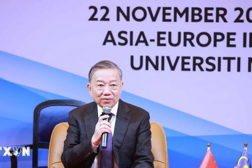 Tổng Bí thư Tô Lâm phát biểu tại Đại học Quốc gia Malaya