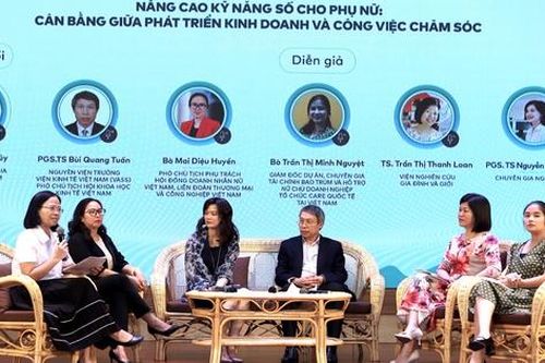 Ứng dụng công nghệ số giúp phụ nữ cân bằng phát triển kinh doanh và việc chăm sóc không lương