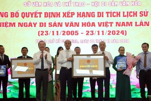 TP.HCM công bố xếp hạng thêm 5 di tích kiến trúc nghệ thuật