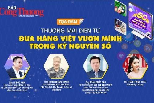 Sáng nay diễn ra tọa đàm 'Thương mại điện tử - Đưa hàng Việt vươn mình trong kỷ nguyên số'