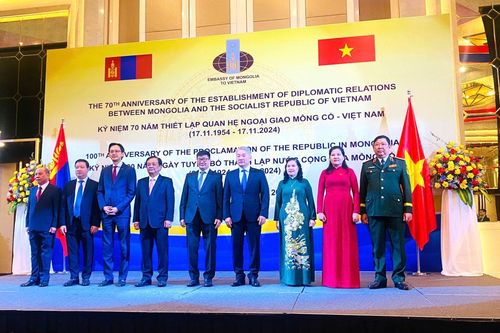 Bí thư Tỉnh ủy Giàng Páo Mỷ dự Lễ Kỷ niệm 70 năm thiết lập quan hệ ngoại giao Việt Nam - Mông Cổ