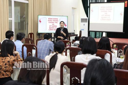 Tập huấn nghiệp vụ công tác bình đẳng giới và vì sự tiến bộ của phụ nữ