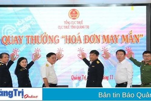 Quay thưởng 'Hóa đơn may mắn' quý III/2024