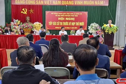 Tổ đại biểu HĐND tỉnh tiếp xúc cử tri trước Kỳ họp thứ mười