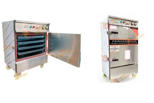 Tủ nấu cơm công nghiệp 4-24 khay giá tốt, mẫu mã đa dạng