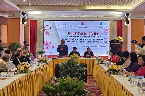 Di chúc của Chủ tịch Hồ Chí Minh – Giá trị lý luận và thực tiễn xây dựng, phát triển văn hóa, con người tại Thừa Thiên Huế