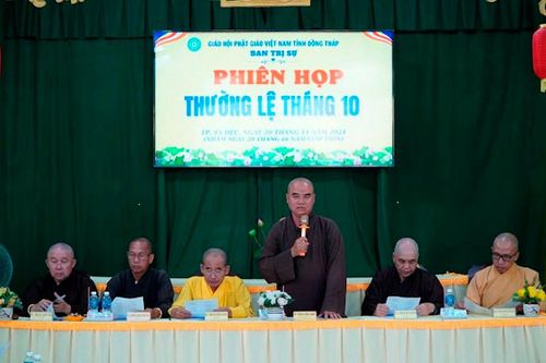Đồng Tháp: Ban Thường trực Ban Trị sự GHPGVN tỉnh triển khai hoạt động Phật sự