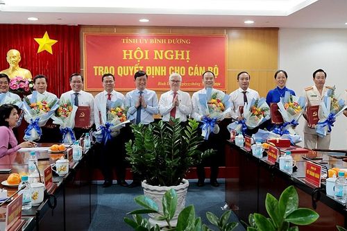 Bình Dương bổ nhiệm nhiều vị trí cán bộ quan trọng