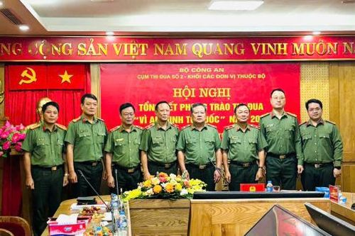 Cụm thi đua số 2, khối các đơn vị trực thuộc Bộ Công an tổng kết phong trào thi đua 'Vì An ninh Tổ quốc'