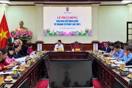 Phát động Giải báo chí toàn quốc về ngành Tư pháp
