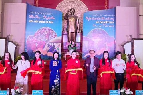 Phú Thọ - Nghệ An triển lãm hiện vật kết nối miền di sản
