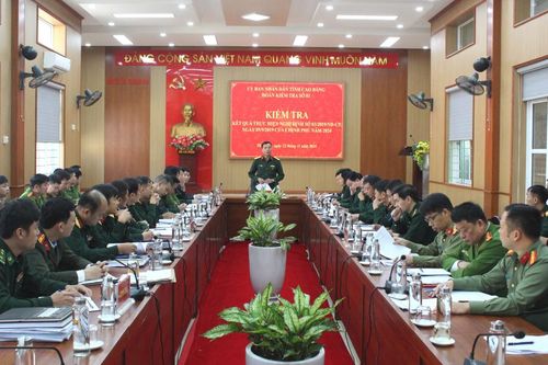 Kiểm tra kết quả thực hiện Nghị định số 03 của Chính phủ tại huyện Thạch An