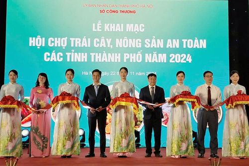 18 tỉnh thành tham gia Hội chợ trái cây, nông sản an toàn năm 2024