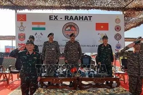 Việt Nam-Ấn Độ diễn tập khả năng phối hợp trong hoạt động gìn giữ hòa bình Liên hợp quốc