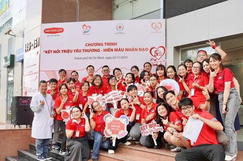 Dai-ichi Life Việt Nam tiếp tục triển khai Chương trình 'Kết nối Triệu Yêu Thương - Hiến máu nhân đạo 2024' tại TP Hồ Chí Minh