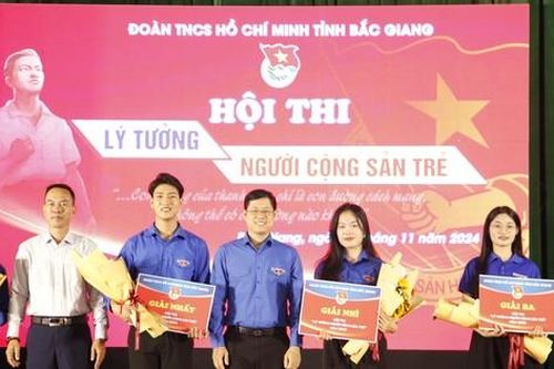 Tỉnh Đoàn Bắc Giang trao giải cuộc thi lý tưởng người cộng sản