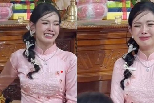 Cô dâu Trà Vinh khóc nức nở trong đám cưới, lý do phía sau gây xúc động