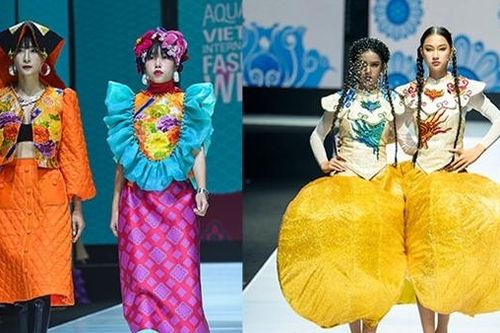 Màu sắc dân gian ở thời trang Việt
