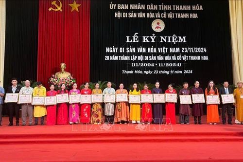 Bảo tồn, phục hồi và phát huy các giá trị di sản văn hóa