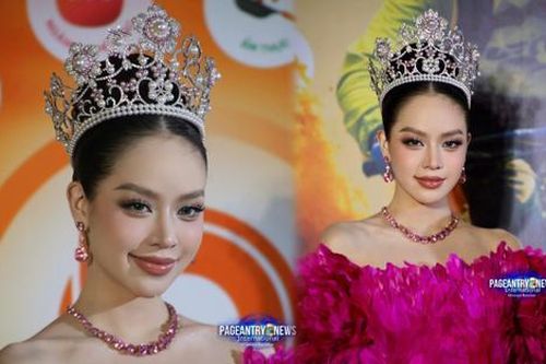 Nhan sắc Thanh Thủy ở chung kết Nam vương Thế giới