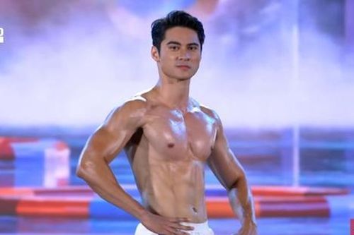Phạm Tuấn Ngọc khoe body 6 múi tại chung kết Mr World 2024
