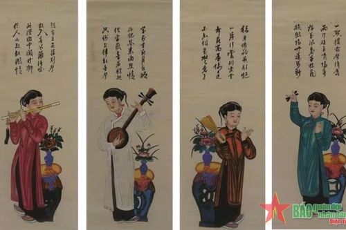 Bảo tàng Mỹ thuật Đà Nẵng: Trưng bày 100 tác phẩm tranh dân gian