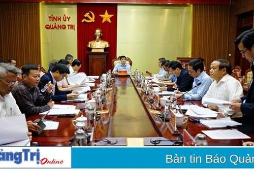 Ban Thường vụ Tỉnh ủy làm việc với Ban cán sự đảng UBND tỉnh