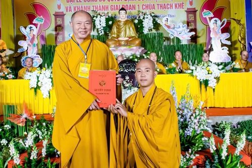 Thanh Hóa: Lễ bổ nhiệm trụ trì và khánh thành giai đoạn 1 chùa Thạch Khê