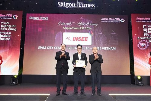 INSEE Việt Nam lần thứ 6 liên tiếp nhận giải thưởng Doanh nghiệp vì cộng đồng