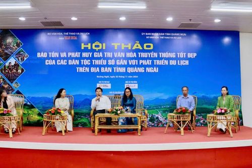 Quảng Ngãi: Xây dựng sản phẩm du lịch gắn với văn hóa truyền thống các dân tộc thiểu số