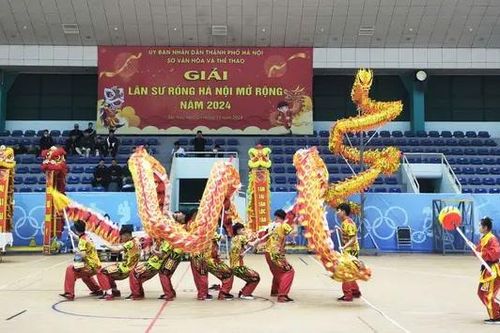 Khai mạc Giải Lân Sư Rồng Hà Nội mở rộng năm 2024