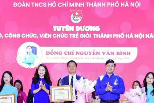 Hà Nội: Tuyên dương 24 cán bộ công chức, viên chức trẻ xuất sắc